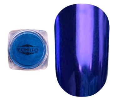 Komilfo Puder Lustrzany #005, niebieski, 0,5 g