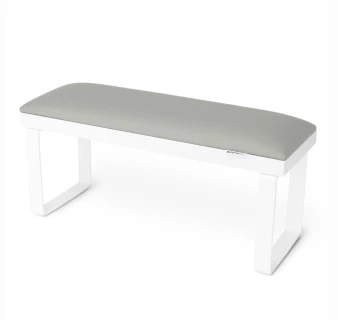 Loft Cloud manicure Stand On removable white metal legs on a white base