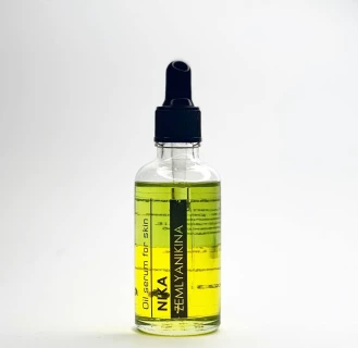 Регенеруюча олія-сироватка для шкіри Nika Zemlyanikina (жовто - зелена), 50 мл