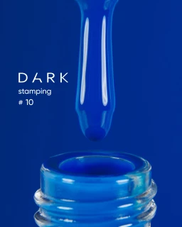 DARK Stamping polish синий №10, 8 ml