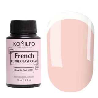 Baza Komilfo French Rubber Base 003 Blondie Pink, 30 ml (beczka)