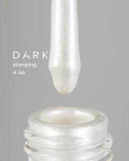 DARK Stamping polish white pearl No. 44, 8 ml