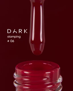DARK Stamping polish красный №06, 8 ml