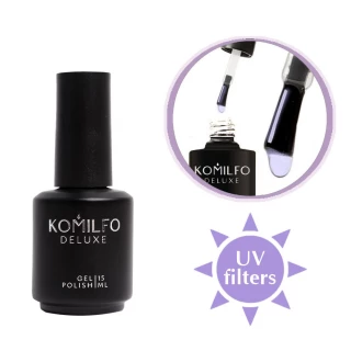 Komilfo No Wipe UV Top – топ для гель-лака без липкого слоя с УФ-фильтрами, 15 мл