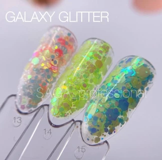Saga Professional GALAXY glitter  №13 5 ml (в баночці)