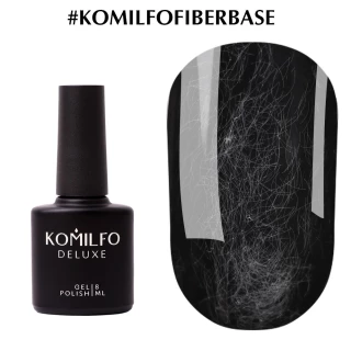 Komilfo Fibre Base - baza do paznokci z włóknami nylonowymi, 8 ml