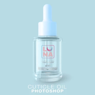 Luna Dry cuticle oil with melon aroma Photoshop Oil, 30 ml