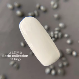 Ga&Ma Kolekcja Basic 003 biała, 15 ml
