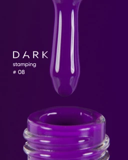 DARK Stamping polish purple #08, 8 ml