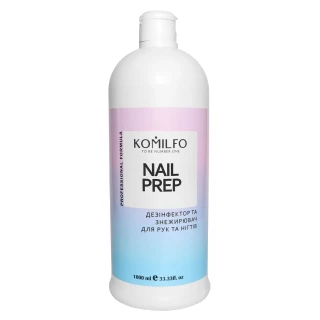 Komilfo Nail Prep — środek dezynfekujący i odtłuszczający do paznokci, 1000 ml