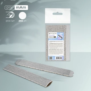 Replaceable papmAm files for a straight saw (on a soft base) SMART 20 240 grit (30 pcs.)
