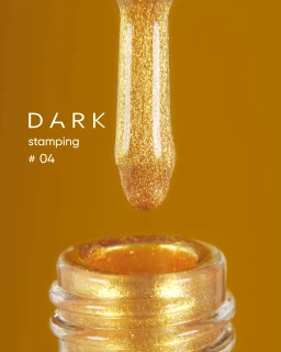 DARK Stamping polish золотий №04 , 8 ml