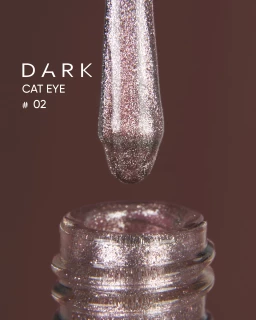 Ciemny lakier hybrydowy Cat Eye 02, 10 ml