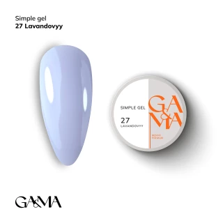 Ga&Ma Simple gel 027 лавандовий 15 ml