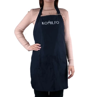 Komilfo short apron (dark blue), 67*72.5 cm