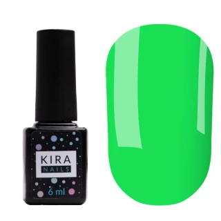 Гель-лак Kira Nails №184 (цукерково-зелений, емаль), 6 мл (термін придатності до 02.2025)