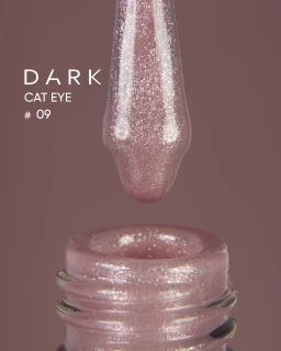 Ciemny lakier hybrydowy Cat Eye 09, 10 ml