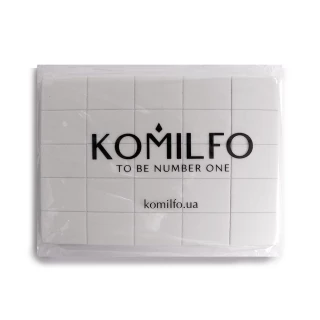 Set of grinders 32*25*12 mm white 120/120 for Komilfo nails (50 pcs. in a pack)