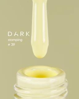 DARK Stamping polish лимонний №39, 8 ml