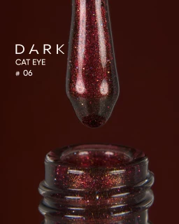 Ciemny lakier hybrydowy Cat Eye 06, 10 ml