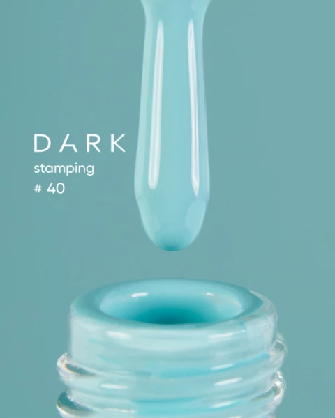 DARK Stamping polish №40, 8 ml (тиффани)