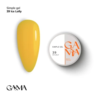 Ga&Ma Simple gel 039 Айс Лоллі, 15 ml