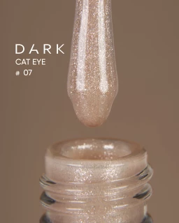 Ciemny lakier hybrydowy Cat Eye 07, 10 ml