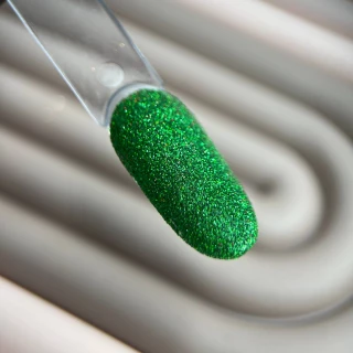 Green glitter with holographic effect 13