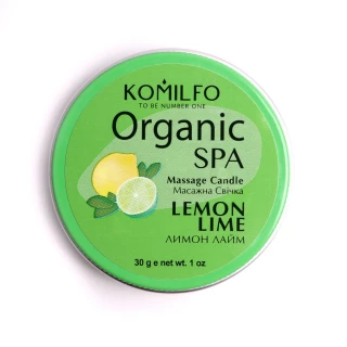 Komilfo Massage Candle - Lemon Lime, 30 g