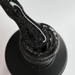 Saga Professional Gel Polish Fiery gel #02 9ml (black)