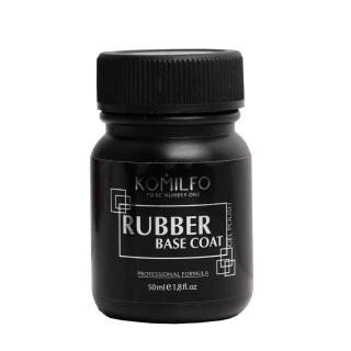 Komilfo Rubber Base Coat - baza gumowa pod lakier hybrydowy, 50 ml (bez pędzelka)